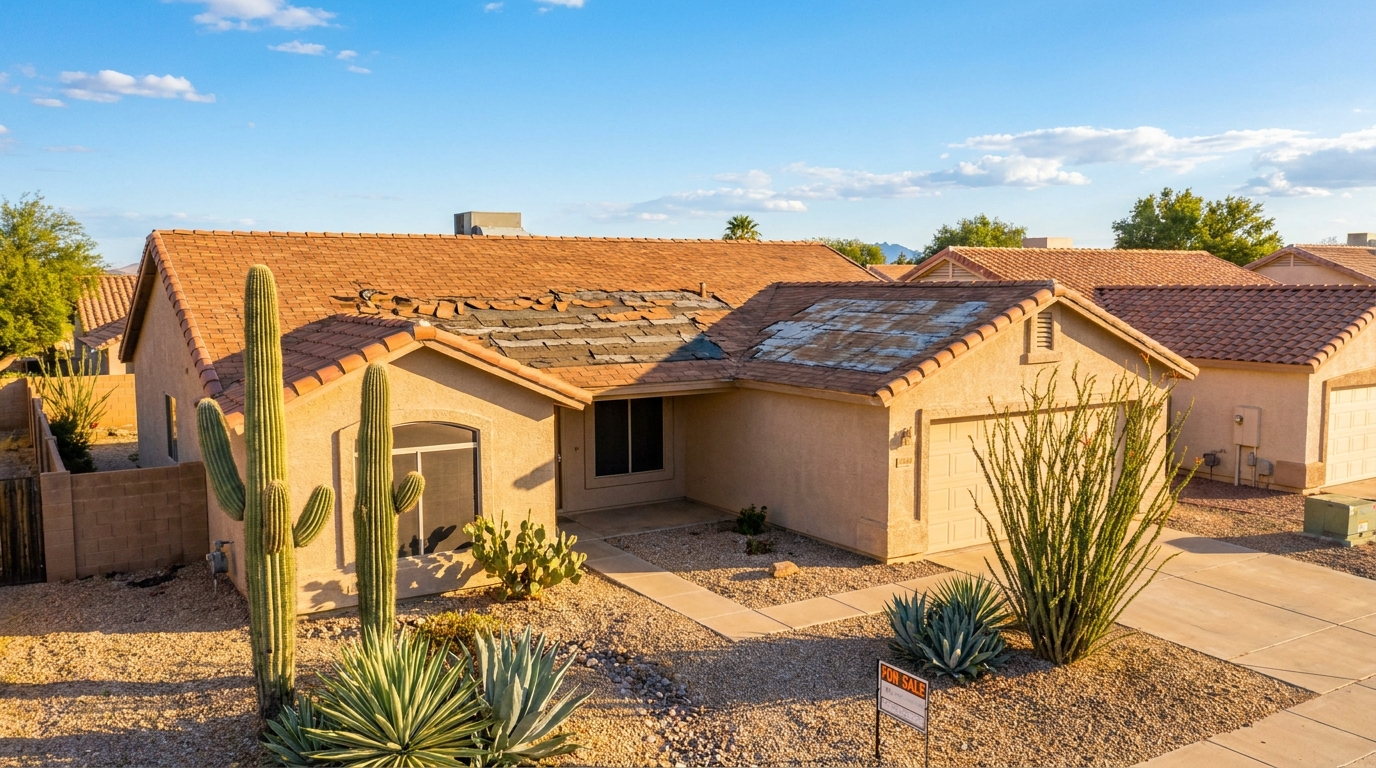 Selling a House With a Bad Roof in Arizona
